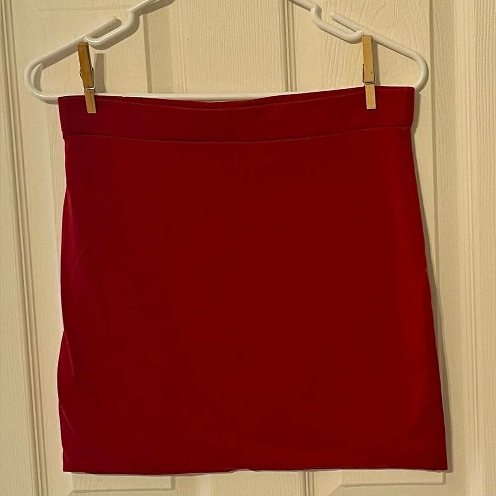 Forever 21 Red Midi Pencil Skirt for Casual Wear